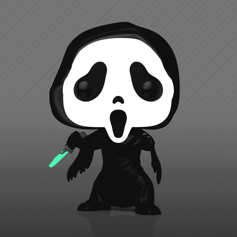 Ghost Face (Amazon Exclusive Glow) #1607 Exclusive! Funko Pop!