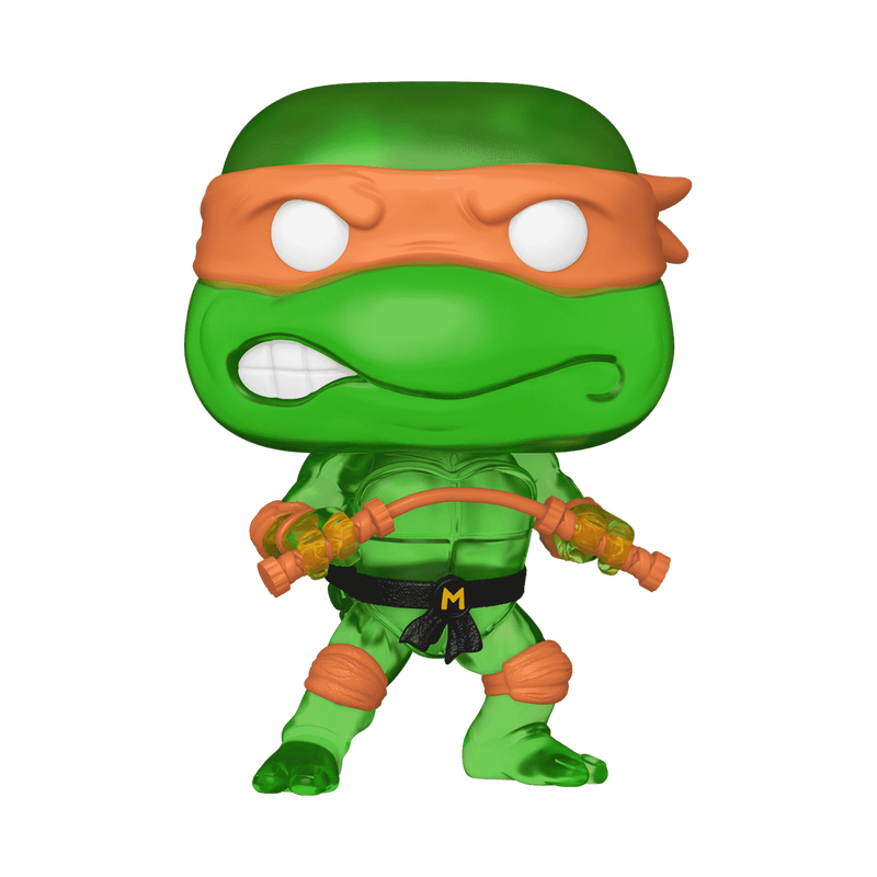 Michelangelo (Translucent Green) (Tortugas Ninja) #1701 Funko Pop!