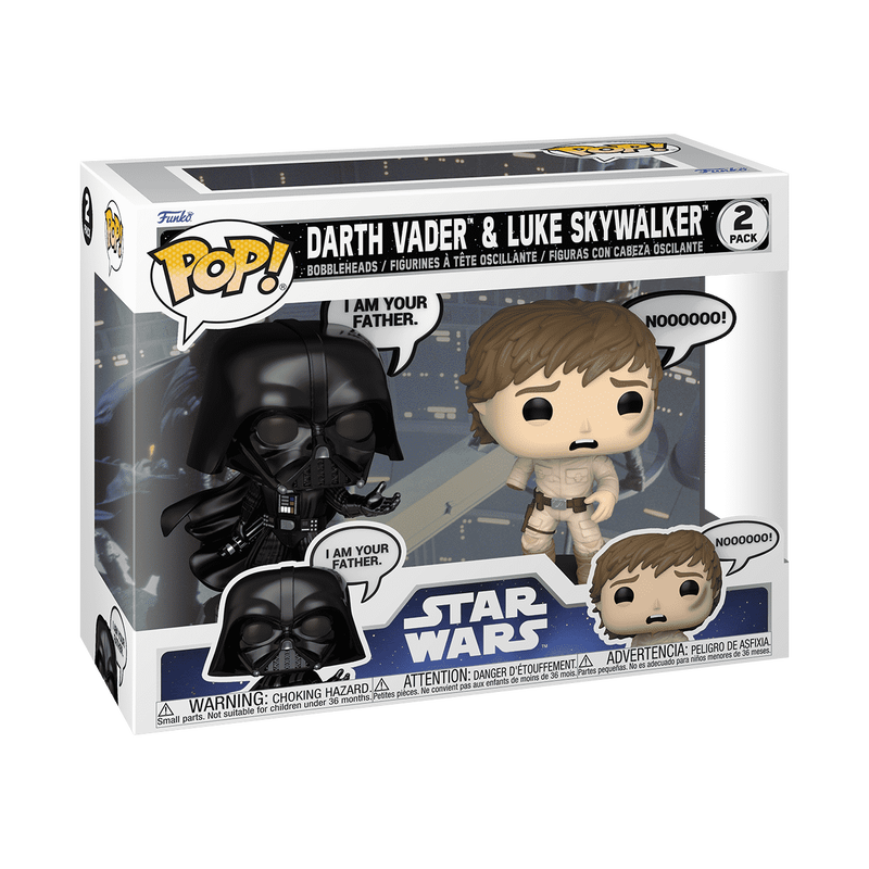 Pop! Darth Vader & Luke Skywalker (I Am Your Father) 2-Pack