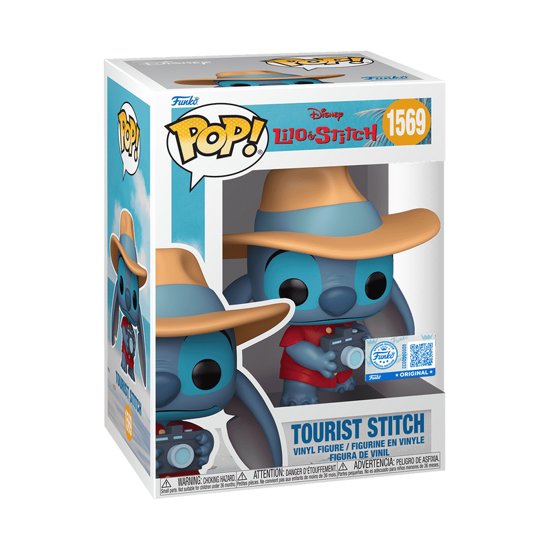 Tourist Stitch (Lilo and Stitch) #1569 Funko Pop!