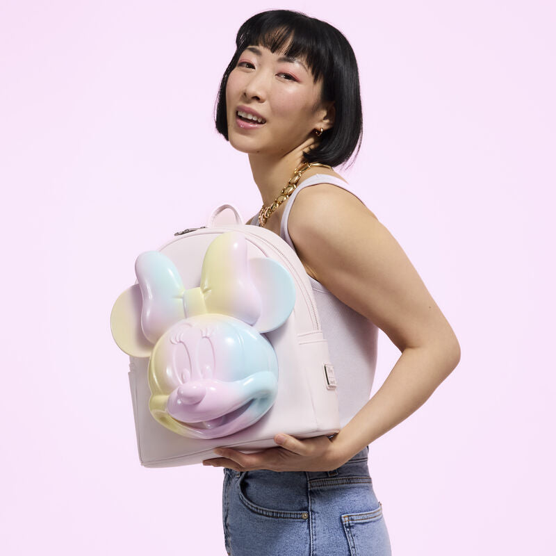 Minnie Mouse Pastel Tie-Dye Mini Backpack Loungefly by Funko Pop!