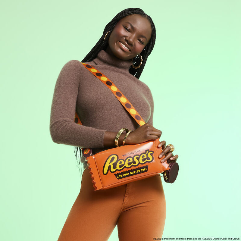 Hershey's Reese's Peanut Butter Cups Crossbody Bag with Coin Bag! Loungefly by Funko Pop!