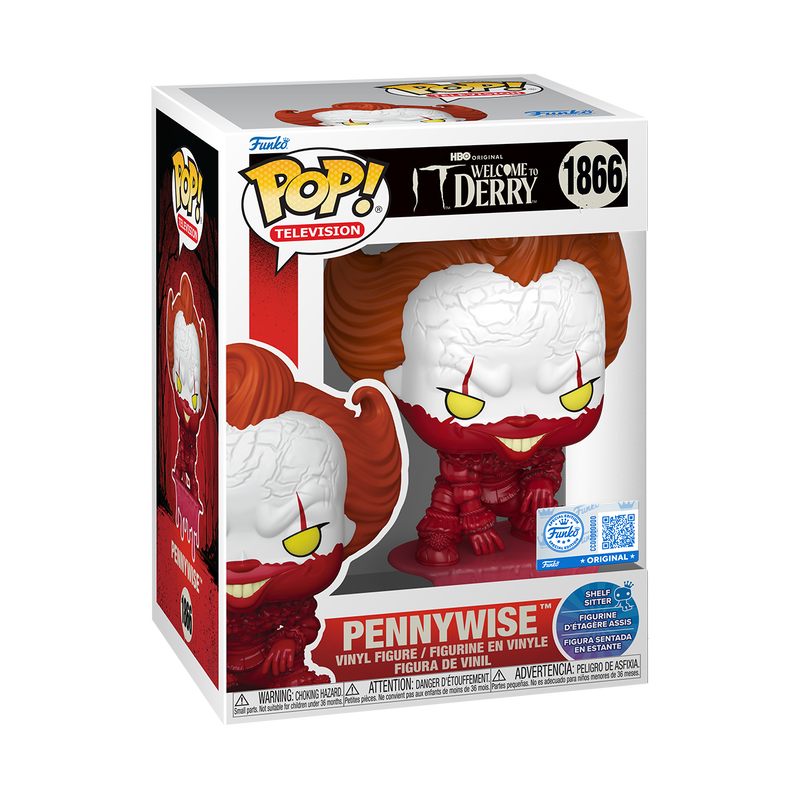 Pennywise (Shelf Sitter) #1866 (IT) Exclusive! Funko Pop!