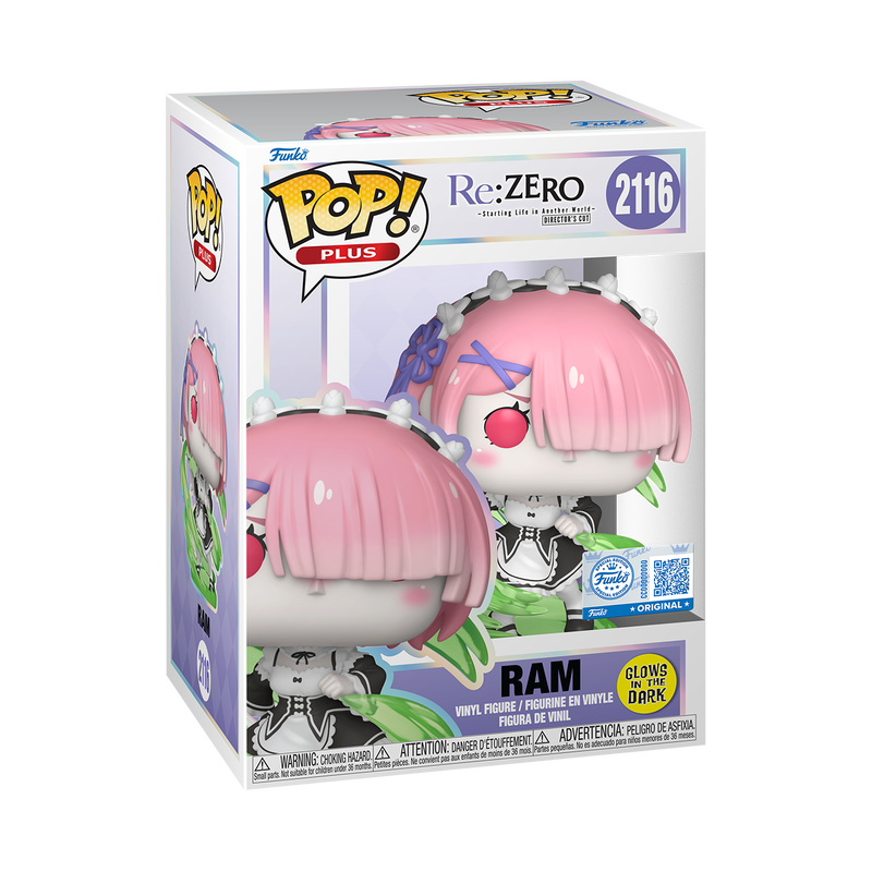 Ram #2116 Glow (Re:Zero) Exclusive! Funko Pop!
