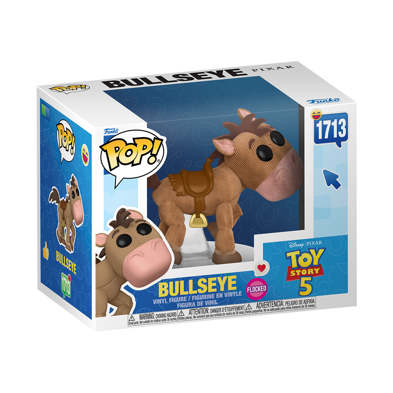 Premium Bullseye Flocked #1713 (Disney - Toy Story 5) Funko Pop!