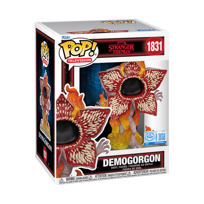 Premium Demogorgon on Fire #1831 (Stranger Things) Exclusive Funko Pop!